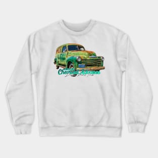 1952 Chevrolet Advance Design Panel Truck Crewneck Sweatshirt